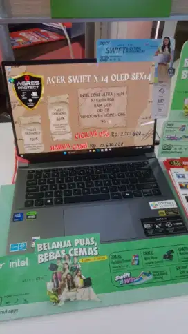 Promo Cicilan Laptop Bunga 0% atau Free 2x Cicilan