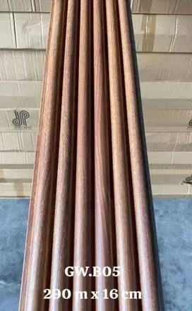 Motif Bulat WPC Wall Panel Indoor