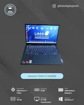 LENOVO Yoga 6 13ABR8 AMD Ryzen 7-7730U RAM 16GB SSD 512GB Touchscreen