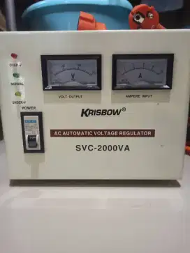 Jual rugi Borongan Stavolt Krisbow 2000 VA,Charger aki Maestro Baru