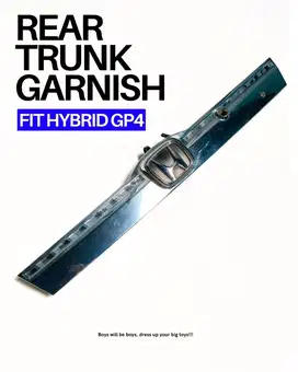 Trunk Lid Rear Garnish Pintu Bagasi Honda Fit Hybrid Jazz GE8 GP1 GP4