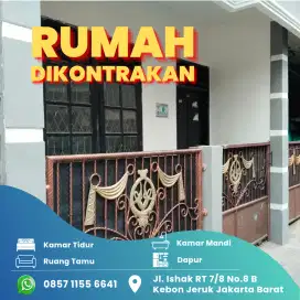 Dikontrakkan rumah strategis, Bebas Banjir, Nyaman,Dekat Halte Busway
