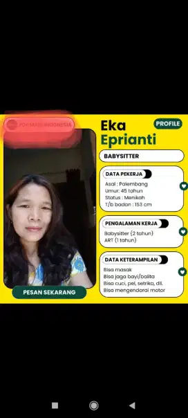 Nyari loker baby sitter