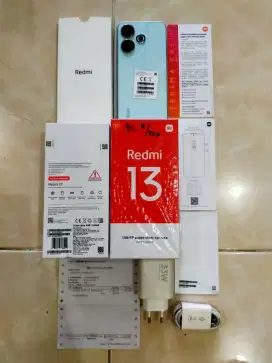 Redmi 13 1minggu pakai 8/256