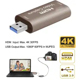 Actual Video Capture HDMI USB Card Support Game Camera FHD 1080P