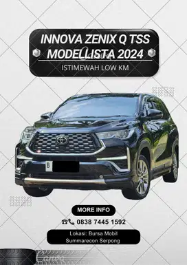 Istimewah | Innova Zenix Q Tss Modellista 2.0 Hybrid 2023 like New