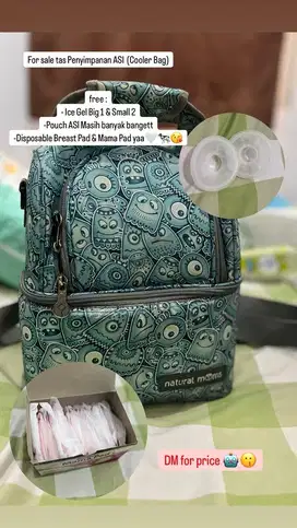 COOLER BAG NATURAL MOMS