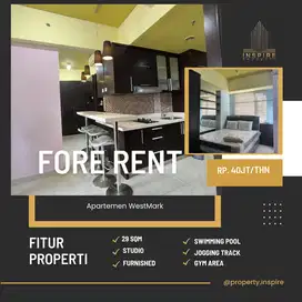 Sewa Apartemen Westmark studio siap huni strategis jakarta barat