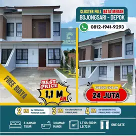 Rumah 2 lantai bojongsari depok dekat terminal pondok cabe