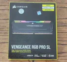 RAM Corsair DDR4 Vengeance RGB Pro SL 3600 Mhz 32GB (2x16) Hitam