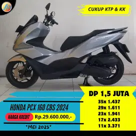 HONDA PCX 160 CBS 2024 KREDIT DP 1,5JUTA ANGSURAN TERJANGKAU SEKEN