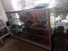 Jual etalase ukuran Tinggi 1×1 setengah meter.