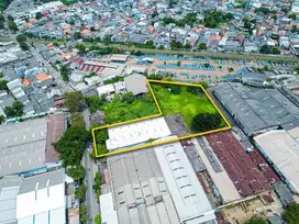 15 Juta per Meter, Luas Tanah 4800 m2, Gudang di Daan Mogot