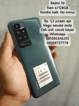 Redmi 10 ram 6/128GB