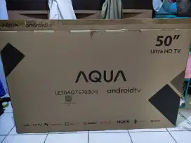 Dia jual cepet TV merk AQUA 50 INCH