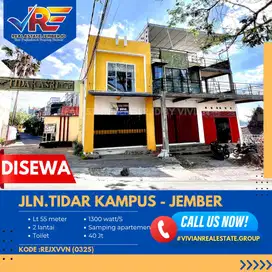 RUKO DI SAMPING APARTEMEN JETOS PUSAT KAMPUS JEMBER