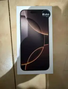 Iphone 16 pro max 256gb NETT blibli pemakaian 1 bulan