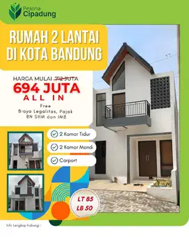 RUMAH CIPADUNG UJUNG BERUNG  BANDUNG CLUSTER  PESONA