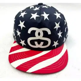 Snapback STUSSY American Flag