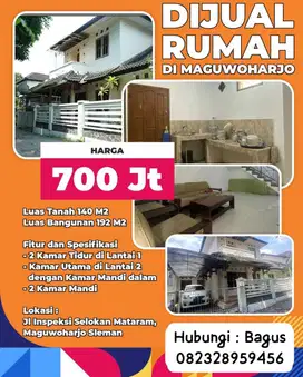 Di Jual Rumah Stategis Di Maguwoharjo