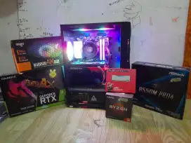 PC AMD 5 5600 dan RTX 3060, Ram 16GB