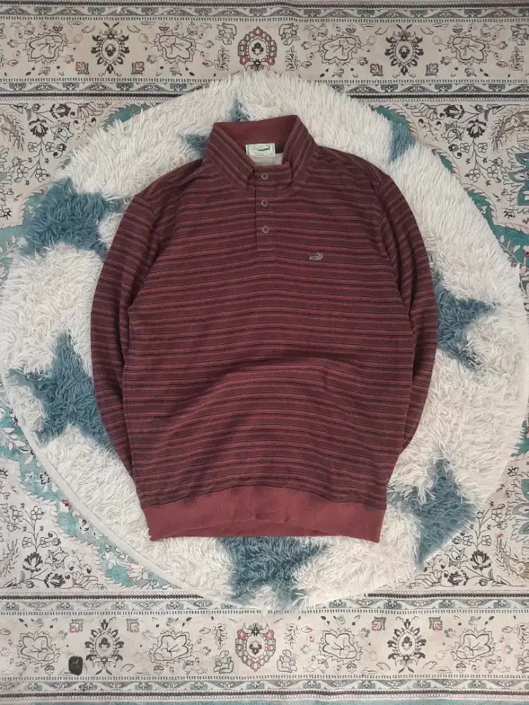 Sweater Crocodile Maroon Stripes