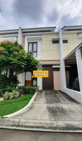Rumah cluster burgendy siap huni di summarecon dekat tol