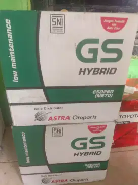 Aki bekas ns70 65ah GS astra 0toparts