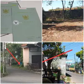 Tanah di Sisemut 20 m dari Jalan Raya Ungaran Barat dkt Terminal