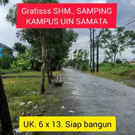 GRATIS SERTIFIKAT,  LOKASI STRATEGIS SAMPINH KAMPIS UIN