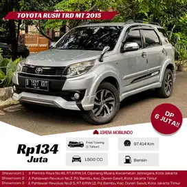 Toyota Rush TRD Sportivo Manual Silver 2015 TDP 6jt Murah