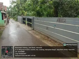 Tanah Darat datar dengan luas 1000m sudah dipagar masuk mobil BU.