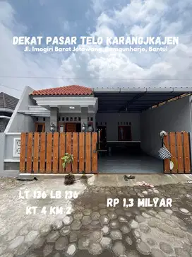 Rumah baru dekat pasar telo karangkajen jl imogiri barat