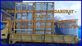 Toilet Fiberglass, Toilet Portable, Toilet Konser Toilet Darurat Toile