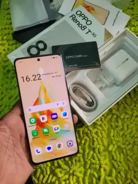 Oppo Reno 8T 5G NFc ram 8+8/256 layar amoled curve keren cakep