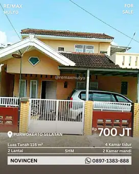 Dijual Rumah 2 Lantai Siap Huni Di Purwokerto