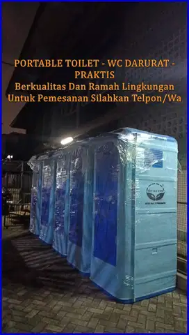 WC UMUM /TOILET PORTABLE/ TOILET PROYEK/ WC PORTABLE/ PORTABLE TOILET