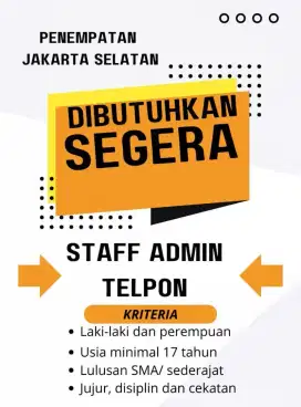 Loker di jakarta selatan