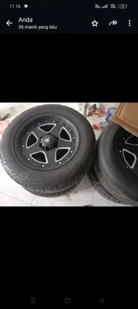 Velg dan ban ring 18 merk rock star th 2023