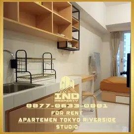 Disewakan Apartemen Studio Tokyo Riverside Furnish Murah