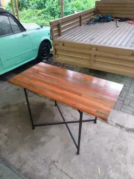 MEJA LIPAT SERBAGUNA AESTHETIC KAKI BESI TERMURAH DAN BERKUALITAS !