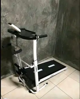3 in 1 treadmill squat dan sepeda statis