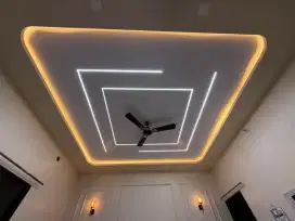 plafon gypsum plafon pvc kusen aluminium partisi sekat ruang pintu