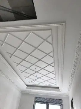 plafon gypsum plafon pvc kusen aluminium partisi sekat ruang pintu