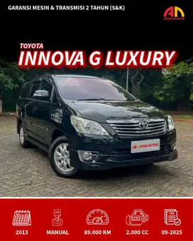 Toyota Kijang Innova G Luxury 2.0 A/T 2013 Bensin