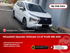 [ LOW KM ] Mitsubishi Xpander Ultimate 1.5 AT Putih 2021/2022