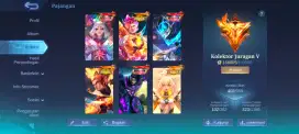 Jual akun mobile legends skin Jujutsu kaisen komplit