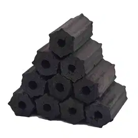 Arang Briket Hexagonal/Briket arang/Briquettes Charcoal/arang hexa