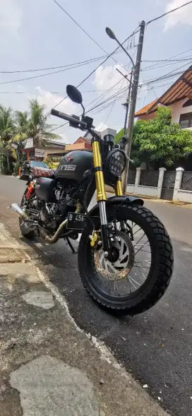 W175 cafe 2019, part modif dari custom kit Katros Garage
