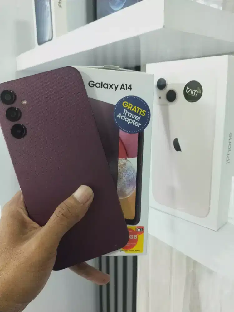 SAMSUNG A14 RAM 4 INTERNAL 128 MULUS,